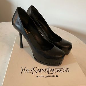 YSL platform heels